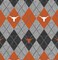Licensed NCAA University of Texas Argyle Fleece Fabric by the Yard